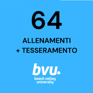 Iscrizione corso di beach volley per 64 allenamenti + tesseramento