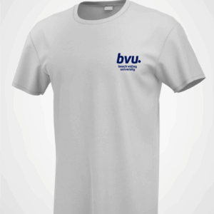 T-shirt bianca e blu