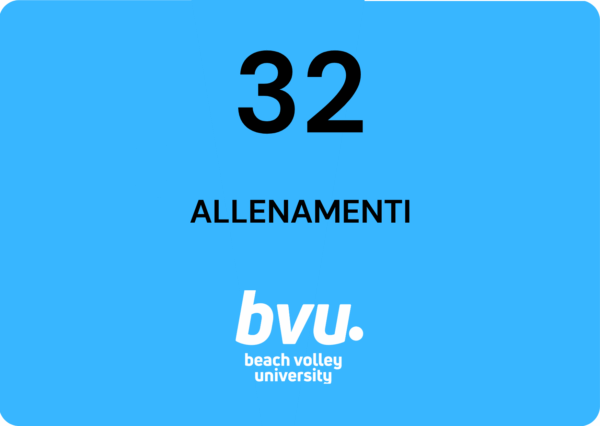 Iscrizione corso di beach volley per 32 allenamenti