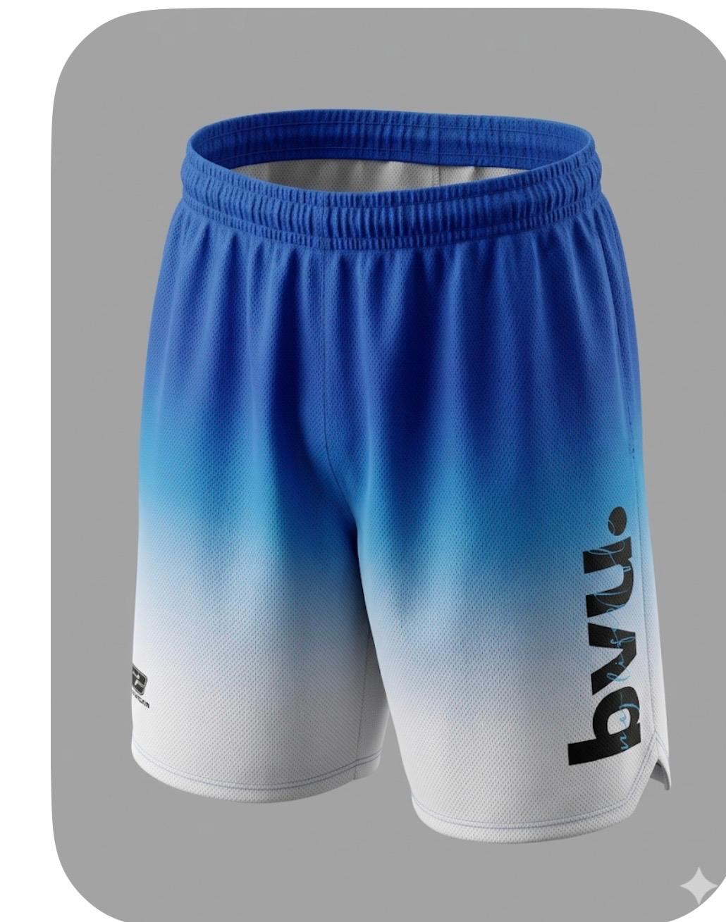 Short uomo bianco/azzurro